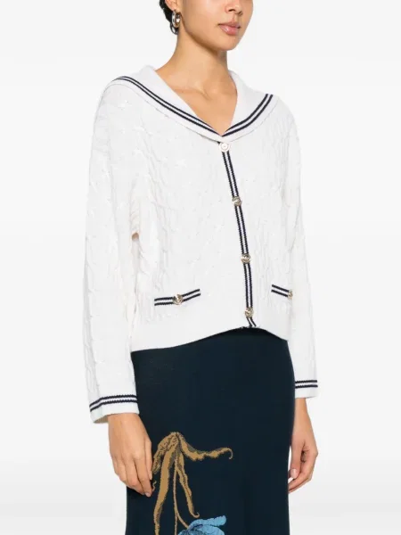 Cardigan Maje cu dungi alb