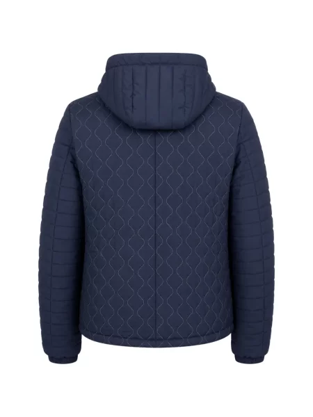 Geacă Roberto Pepe Luxury cu glugă albastru