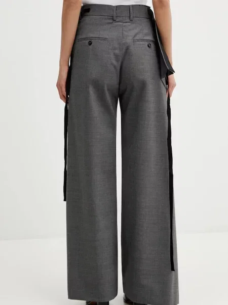Шерстяные брюки Mm6 Maison Margiela