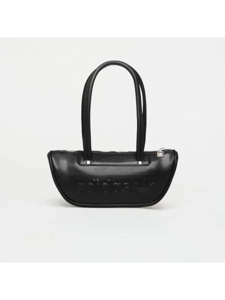 Adidas Originals torebka bagietka z imitacji skóry czarna