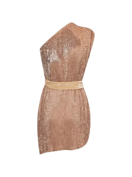 Rochie mini Retrofete cu paiete cu un umăr gol