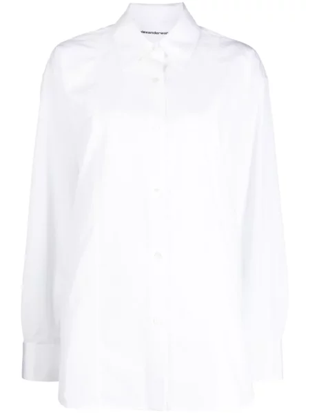 Cămașă Alexander Wang lungă alb