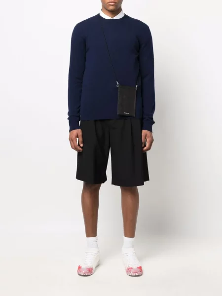 Briaunotas megztinis Comme Des Garçons Shirt mėlyna