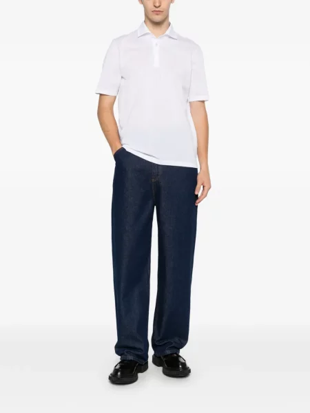 Tricou polo Ferrante alb