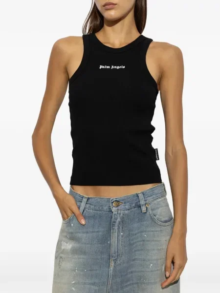 Top Palm Angels cu imagine negru