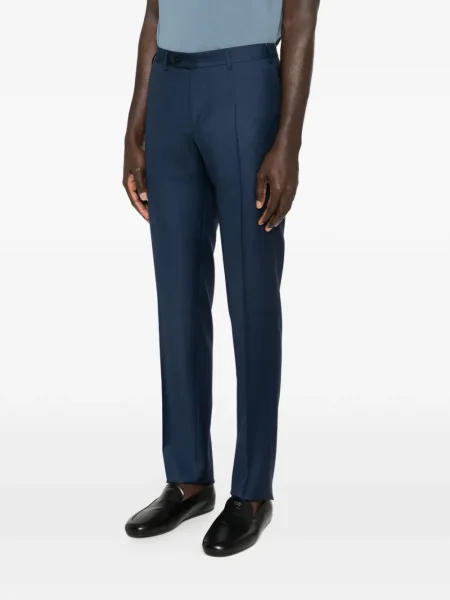 Pantaloni Canali albastru