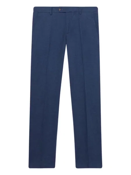 Pantaloni chino Brooks Brothers de flanelă albastru