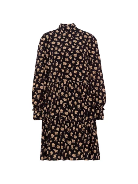 Rochie mini Ivy Oak cu model floral cu imagine negru