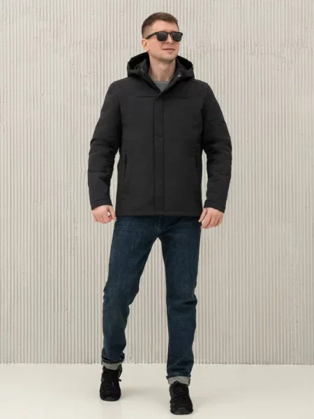 Классическая демисезонная куртка City Fashion Classic серая