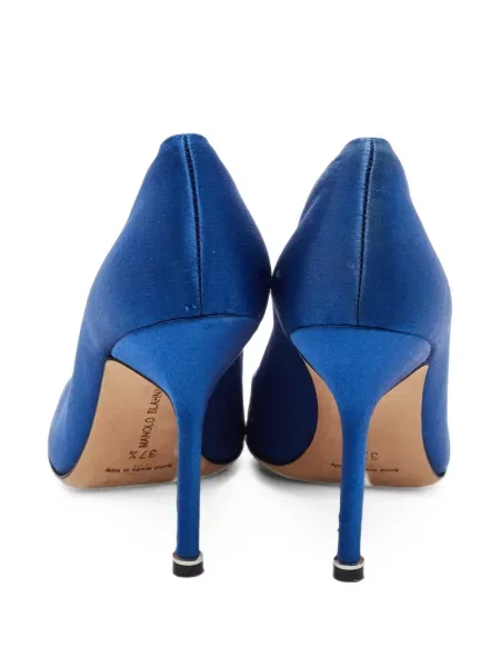 Pantofi cu toc Manolo Blahnik albastru
