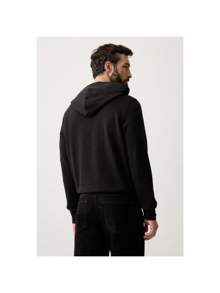 Calvin Klein Jeans Mikina kapučíno biela čierna
