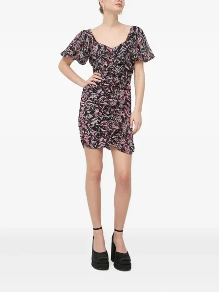 Mała mały sukienka mini Notes Du Nord garniturowa czarna