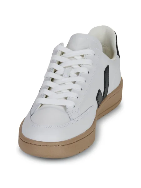 Sneakerși Veja V-12 din piele alb