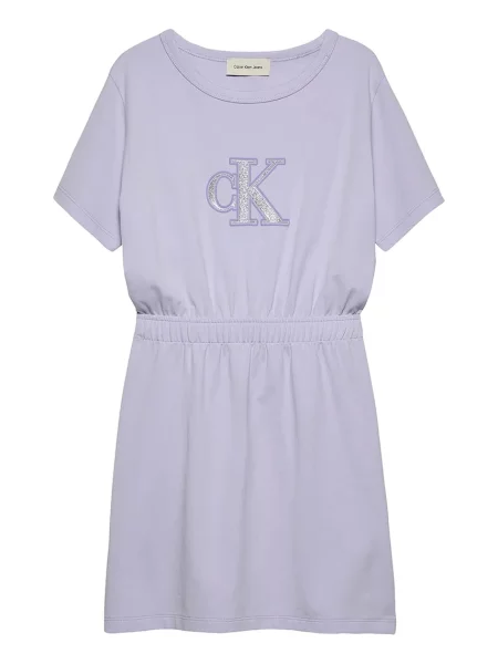 Calvin Klein Jeans Dječja haljina ljubičasta