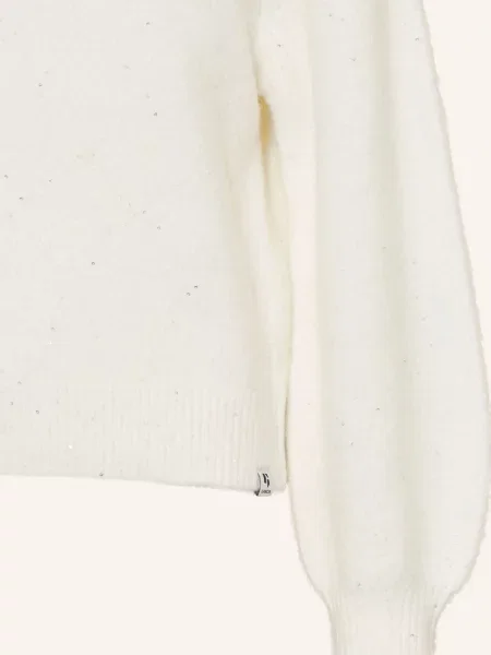 Garcia Sweter Z Cekinami weiss