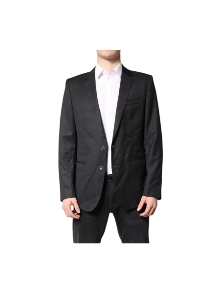 Garnitur Dolce And Gabbana wełniany czarny