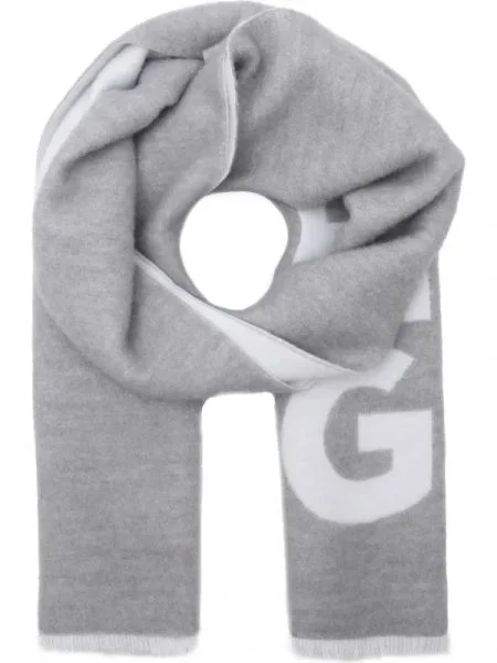 HUGO Șal Women-Z cu adaos de lână gri