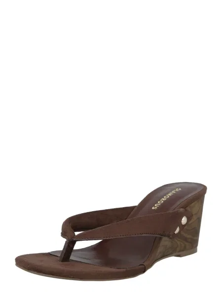 GLAMOROUS Flip-flops ciocolatiu