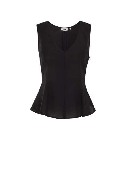 Top We Fashion černý
