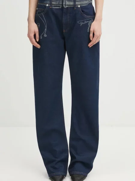 Jean Paul GAULTIER jeans Trompe L'oeil Print
