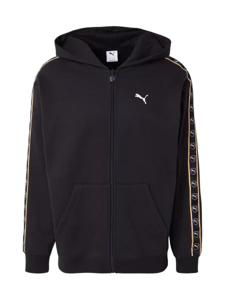 PUMA Hanorac Ess galben auriu / negru alb