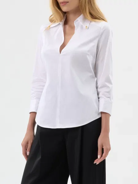 Рубашка Elisabetta Franchi белая