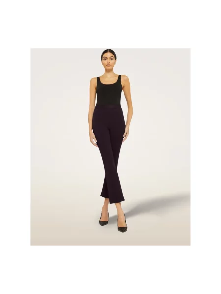 Spodnie Wolford fioletowe