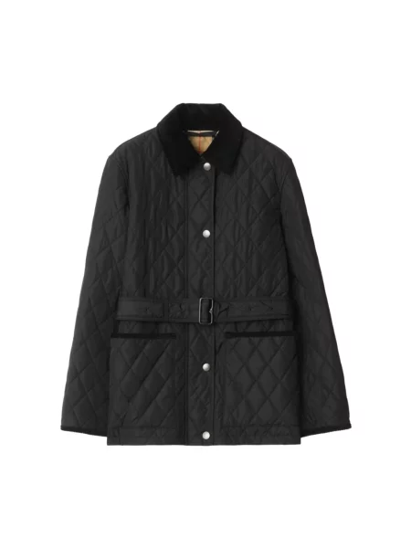 Kurtka Burberry pikowana czarna