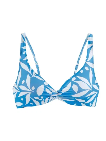 LASCANA ACTIVE Sutien de costum de baie sport azuriu alb