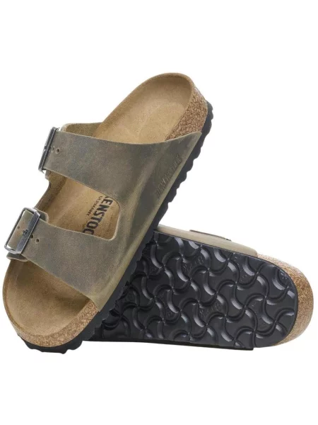 Papucs Birkenstock Arizona Faded Khaki zöld