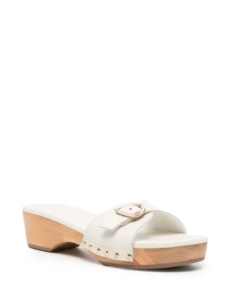 Πεδιλα clogs Ancient Greek Sandals λευκό