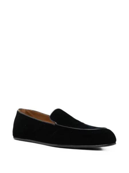 Pantofi loafer Tom Ford de catifea albastru