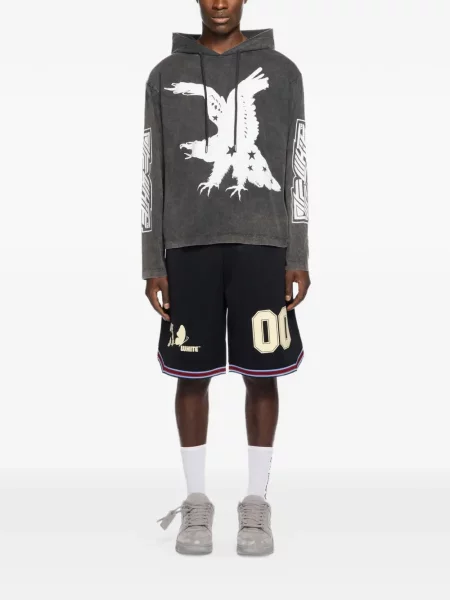 Baschet pantaloni scurți Off-white cu cordon alb