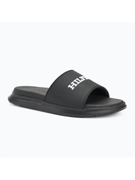 Šľapky Tommy Hilfiger DUAL DENSITY HILFIGER POOL SLIDE čierna