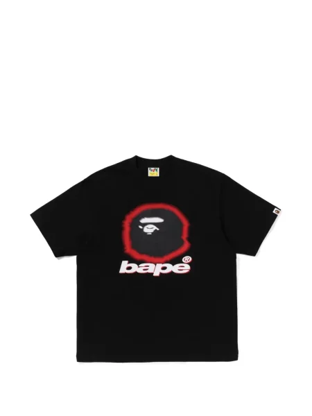 Tricou A Bathing Ape® cu imagine negru