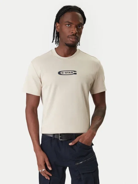 G-Star Raw Póló Old Skool bézs