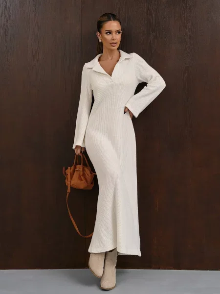 Сукня максі ISSA Plus білий