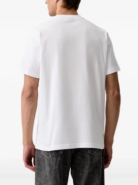 Scurt tricou Karl Lagerfeld Jeans cu imagine alb