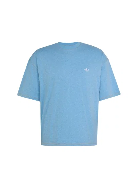 ADIDAS ORIGINALS Tricou Trefoil Essentials azur alb