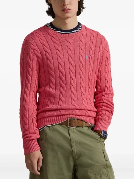 Șapcă Polo Ralph Lauren cu decolteu în V cu autograf în carouri albastru