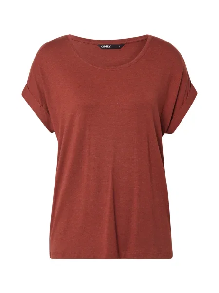 ONLY Tricou ONLMoster ruginiu roșu
