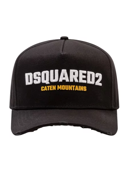 Czapka z daszkiem Dsquared2 czarna