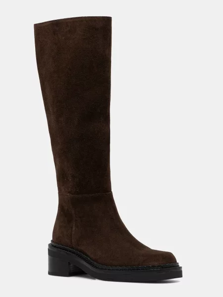 Замшевые сапоги Copenhagen коричневые