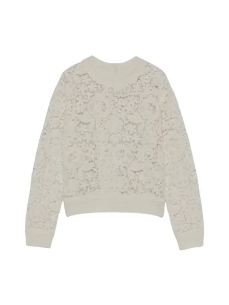 Sweter Ermanno Scervino wełniany beżowy