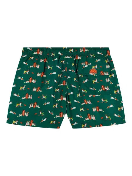 Slip de baie Sundek cu imagine verde