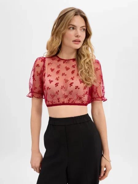 Krüger Dirndl bluzka w stylu dirndl Kobiety 34 czerwony