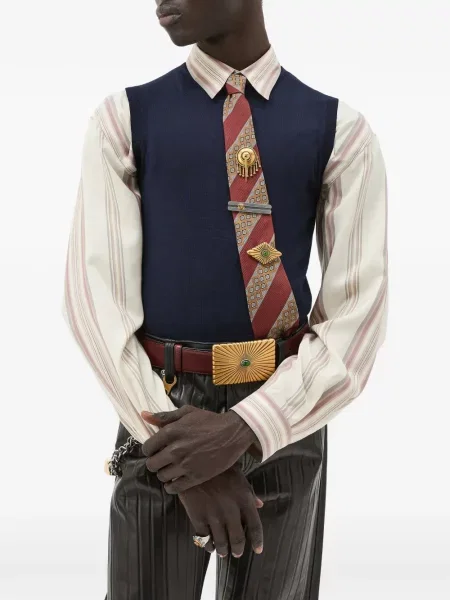 Vestă Versace de lână albastru