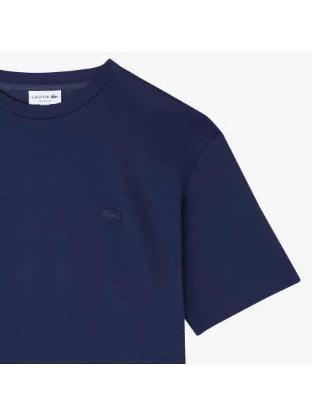 Lacoste Koszulka Oversize granatowa