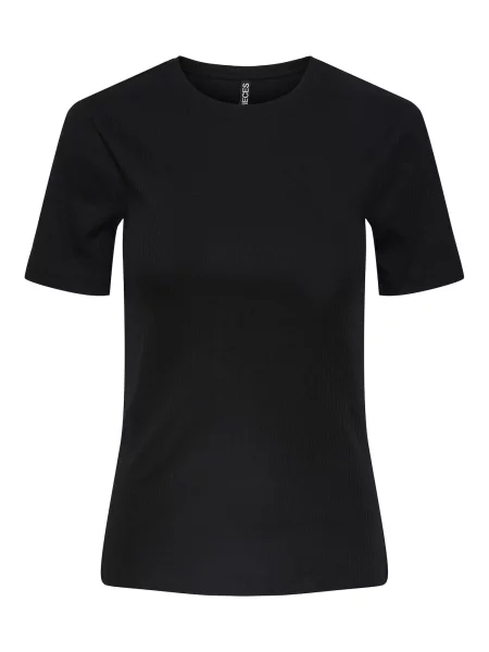PIECES Tricou RUKA' negru