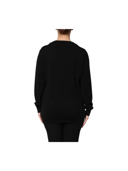 Sweter Dolce And Gabbana z kaszmiru czarny